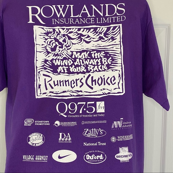 Vintage T Shirt Downtown London 5k Walk & Run 1997 Size Large - Picture 6 of 8